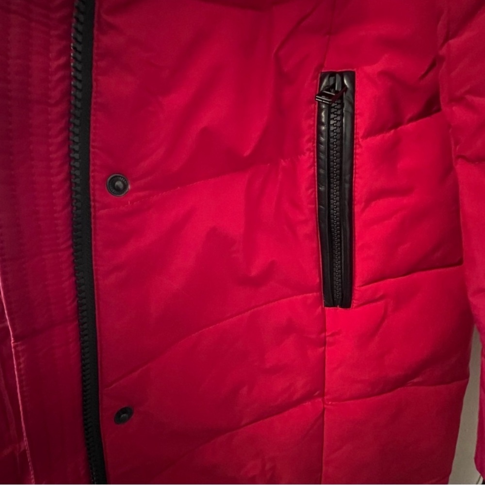 Atelier Noir X-Small Red Parka Coat - Picture 5 of 10